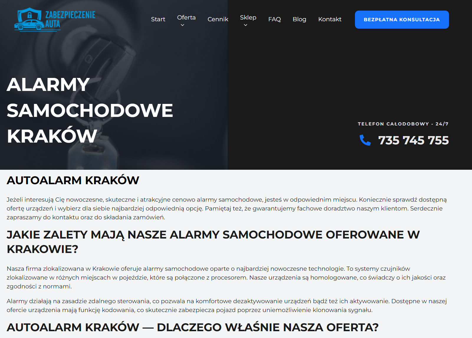 Alarmy samochodowe w Krakowie – jak zabezpieczyć auto przed kradzieżą w dużym mieście?